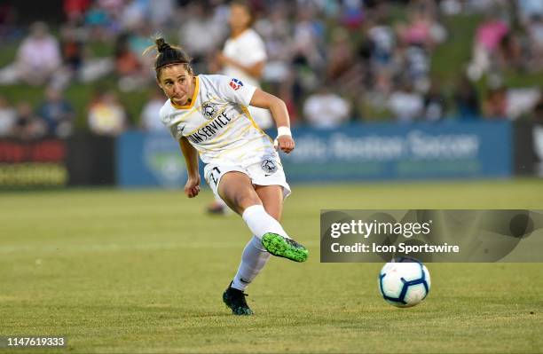 Utah Royals FC midfielder Veronica Vero Boquete Giadans makes a pass during the National Womens Soccer League game between the Utah Royals FC and the...