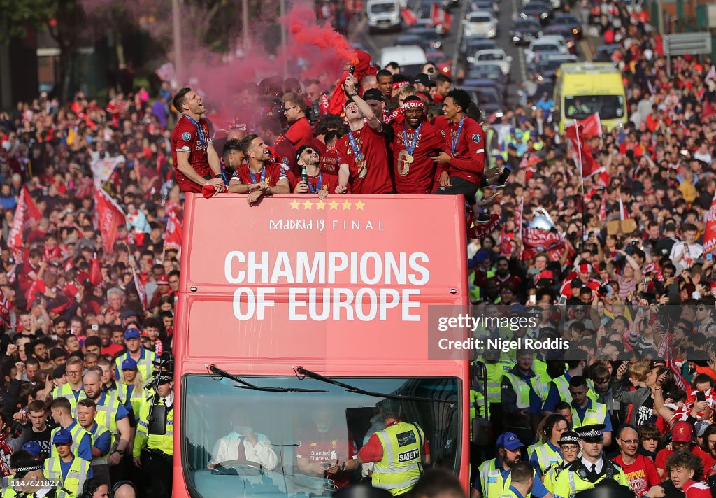 Liverpool Parade To Celebrate Winning UEFA Champions League