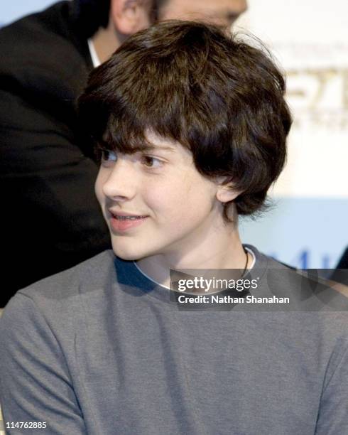 Skandar Keynes during "The Chronicles of Narnia: The Lion, the Witch and the Wardrobe" Tokyo Press Conference at Park Hyatt Tokyo in Tokyo, Japan.