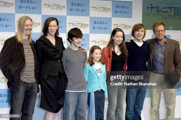 Andrew Adamson - Director, Tilda Swinton, Skandar Keynes, Georgie Henley, Anna Popplewel, William Moseley and Mark Johnson - Producer