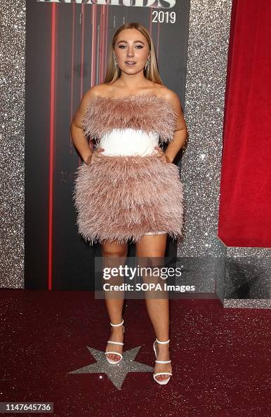 Ruby Rodell Ruby O'Donnell arrives on the red carpet during The British Soap ...