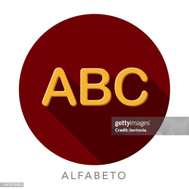 alphabet folder icon - dried pasta stock illustrations