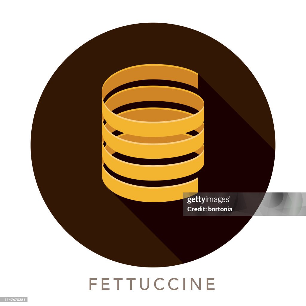 Fettuccine Pasta Icon