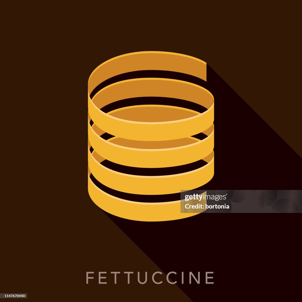 Fettuccine Pasta Icon