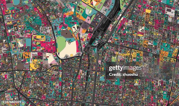 art illustration map,tokyo city structure,near ueno park,japan - ueno park tokyo stock illustrations