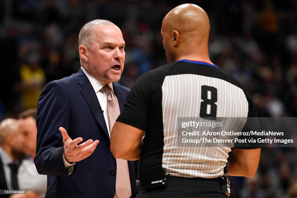 DENVER NUGGETS VS PORTLAND TRAIL BLAZERS, NBA PLAYOFFS
