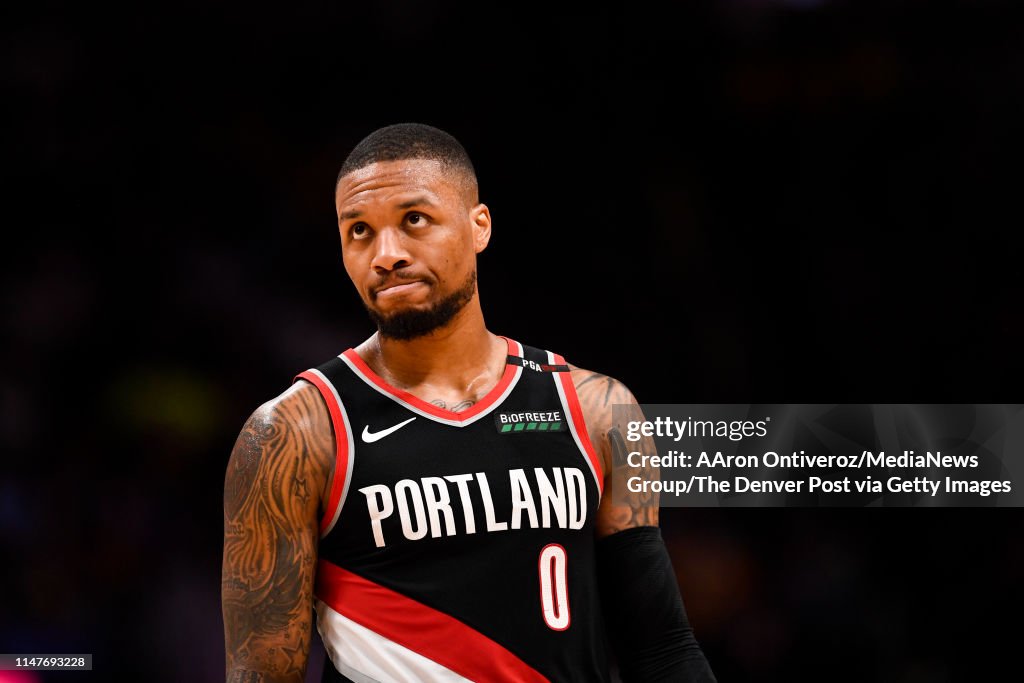 DENVER NUGGETS VS PORTLAND TRAIL BLAZERS, NBA PLAYOFFS