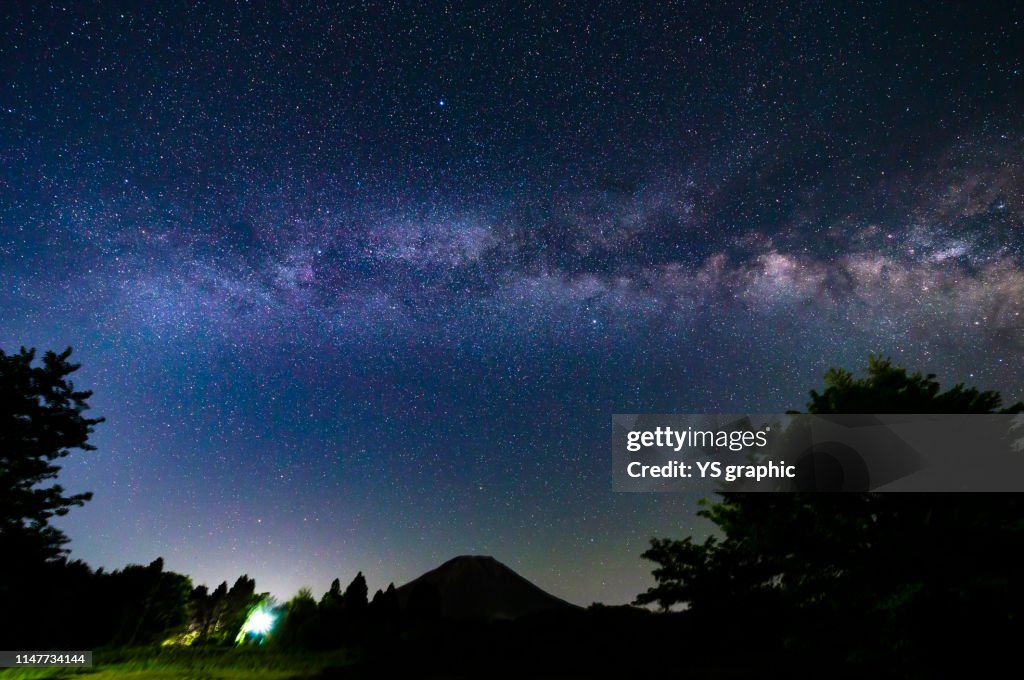This Milky Way was taken by Mt. DAISEN in Tottori Prefecture, Japan.