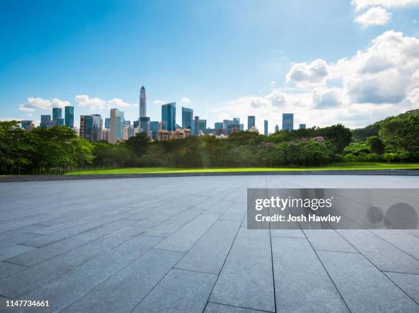 city parking lot - panoramic background stock pictures, royalty-free photos & images