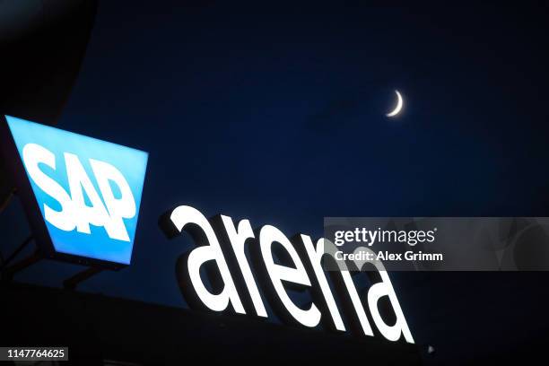 General view of the SAP Arena on May 07, 2019 in Mannheim, Germany.