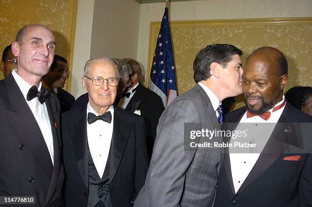 Hugh Grant, Dr. Norman Borlaug, Sean Hannity and Roy Innis