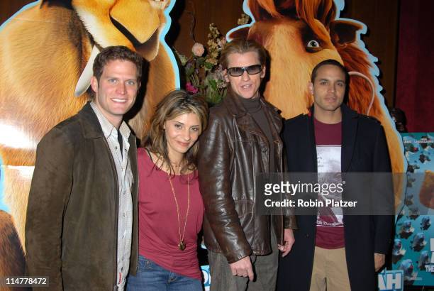 The cast of "Rescue Me", Steve Pasquale, Callie Thorne, Denis Leary and Daniel Sanjuta