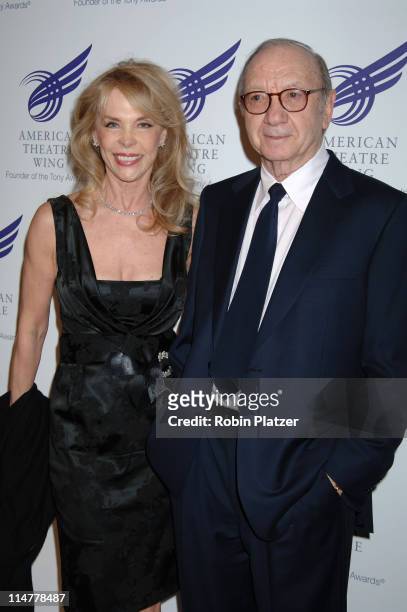 Elaine Joyce and husband Neil Simon during American Theatre Wing Spring Gala Honoring Matthew Broderick and Nathan Lane - April 10, 2006 at Ciprianis...