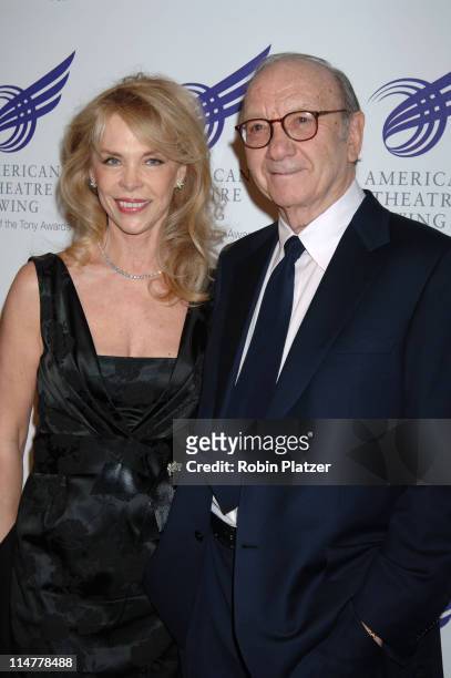 Elaine Joyce and husband Neil Simon during American Theatre Wing Spring Gala Honoring Matthew Broderick and Nathan Lane - April 10, 2006 at Ciprianis...