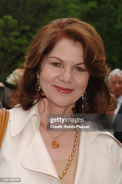 Lois Chiles during The 24th Annual Frederick Law Olmsted Awards Luncheon at Central Parks Conservatory Garden in New York City, New York, United...