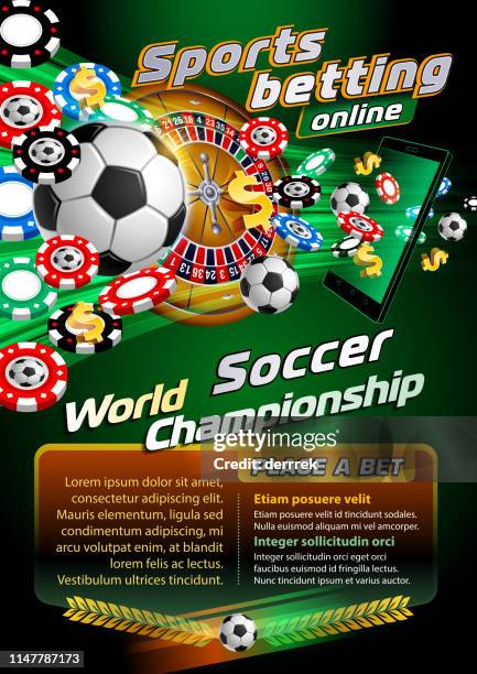 Sports Betting on Soccer. Design for a Bookmaker. Download Banner