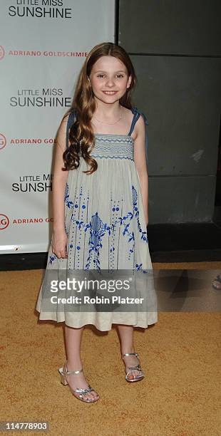 Abigail Breslin during "Little Miss Sunshine" New York Premiere - Inside Arrivals at AMC Loews Lincoln Square in New York City, New York, United...