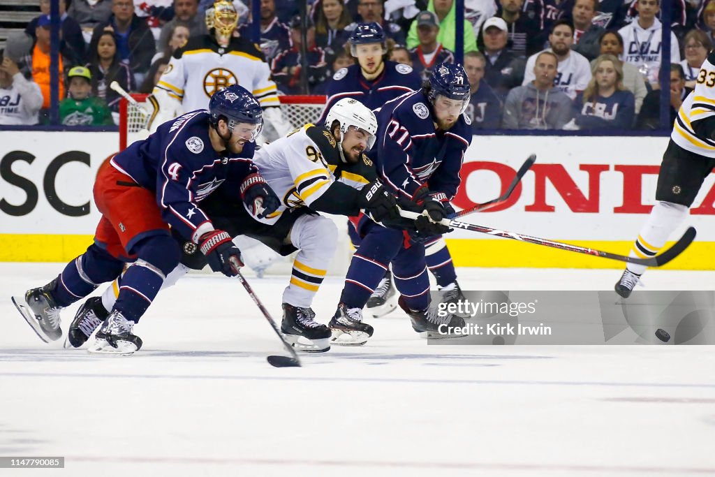 Boston Bruins v Columbus Blue Jackets - Game Six