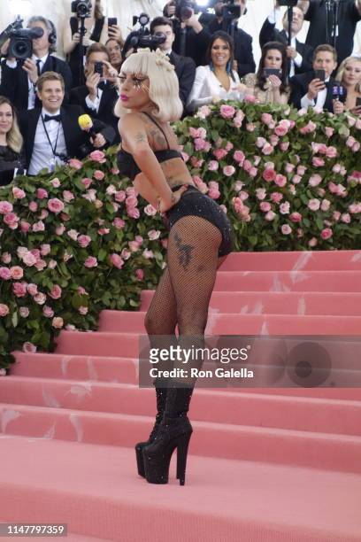 Lady Gaga arrives at the 2019 Met Gala Celebration Camp at The Metropolitan Museum of Art on May 06, 2019 in New York City.