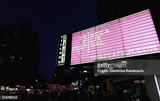 General view during the "Between The Lines" premiere during the 9th Annual Tribeca Film Festival at the Village East Cinema on April 23, 2010 in New...