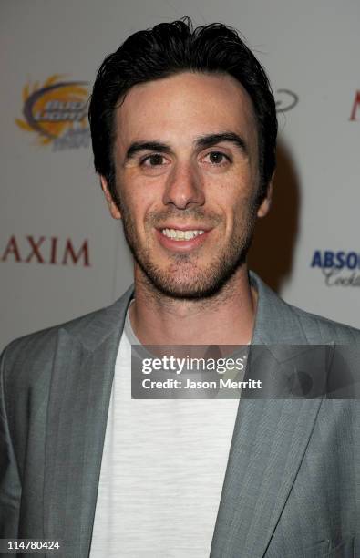 Player Ryan Miller arrives at the 11th annual Maxim Hot 100 Party with Harley-Davidson, ABSOLUT VODKA, Ed Hardy Fragrances, and ROGAINE held at...