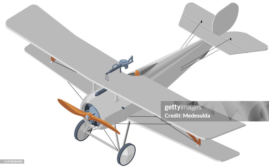 Vector isométrico biplano