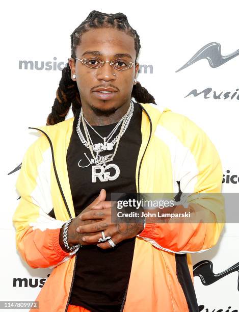 Jacquees visits Music Choice on May 08, 2019 in New York City.