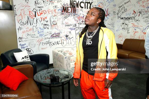 Jacquees visits Music Choice on May 08, 2019 in New York City.