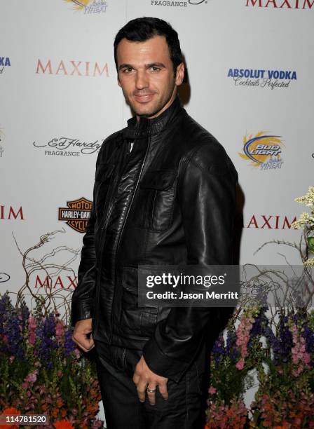 Dancer Tony Dovolani arrives at the 11th annual Maxim Hot 100 Party with Harley-Davidson, ABSOLUT VODKA, Ed Hardy Fragrances, and ROGAINE held at...