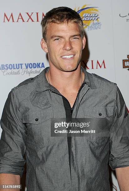 Actor Alan Ritchson arrives at the 11th annual Maxim Hot 100 Party with Harley-Davidson, ABSOLUT VODKA, Ed Hardy Fragrances, and ROGAINE held at...