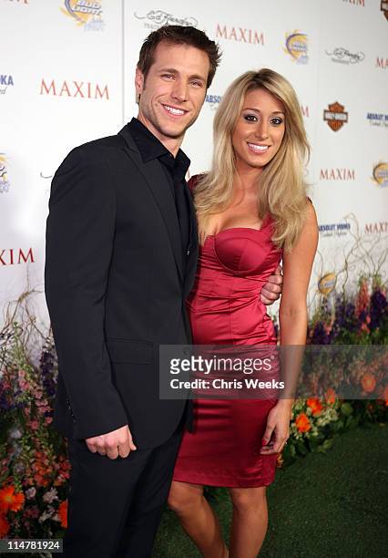 Jake Pavelka and Vienna Girardi arrives at the 11th annual Maxim Hot 100 Party with Harley-Davidson, ABSOLUT VODKA, Ed Hardy Fragrances, and ROGAINE...