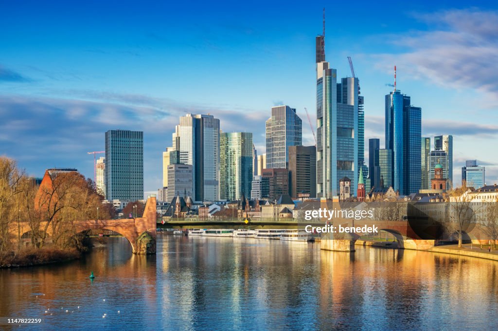 Skyline of Frankfurt am Main Germany