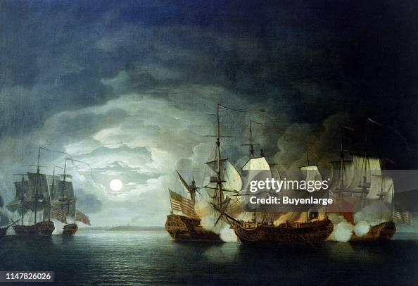 Engagement of the Bonhomme Richard and HMS Serapis