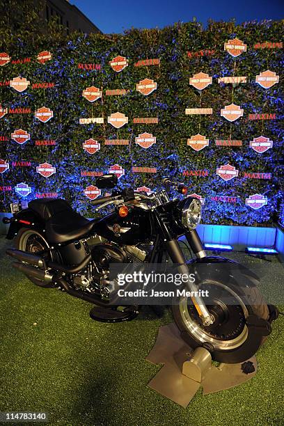 General view of the atmosphere at the 11th annual Maxim Hot 100 Party with Harley-Davidson, ABSOLUT VODKA, Ed Hardy Fragrances, and ROGAINE held at...