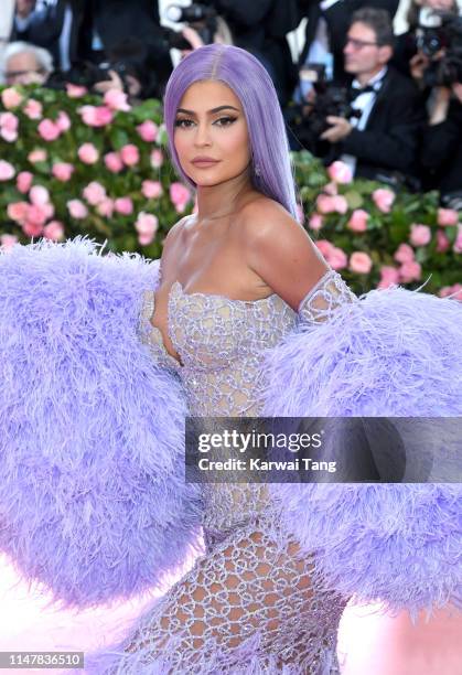 Kylie Jenner arrives for the 2019 Met Gala celebrating Camp: Notes on Fashion at The Metropolitan Museum of Art on May 06, 2019 in New York City.