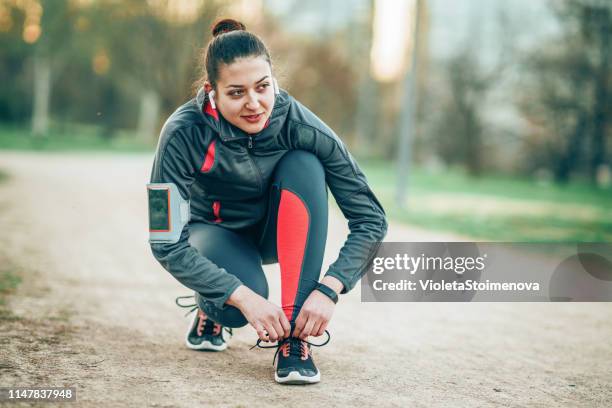 getting ready - running watch stock pictures, royalty-free photos & images