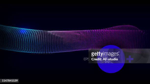abstract particle background with copy space - hair close up stock illustrations