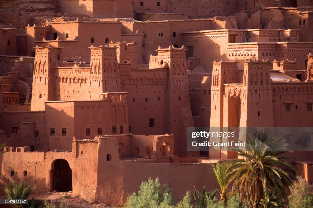 Ancient village set in hill.