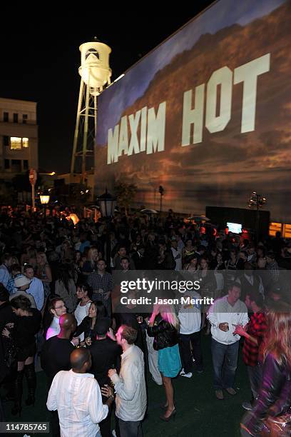 General view of atmosphere at the 11th annual Maxim Hot 100 Party with Harley-Davidson, ABSOLUT VODKA, Ed Hardy Fragrances, and ROGAINE held at...