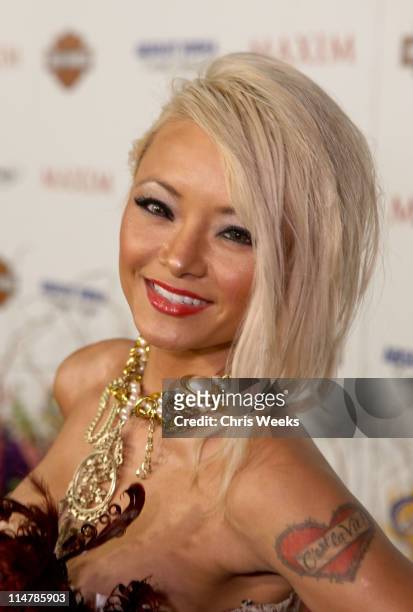 Personality Tila Tequila arrives at the 11th annual Maxim Hot 100 Party with Harley-Davidson, ABSOLUT VODKA, Ed Hardy Fragrances, and ROGAINE held at...