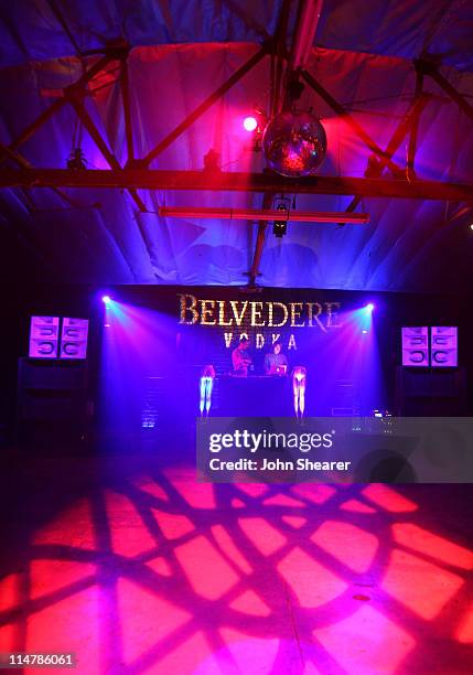 General view of atmosphere at Late Night Rehearsals by Belvedere - featuring Bloc Party, Does it offend you, yeah? And Black Kids on July 29, 2008 in...