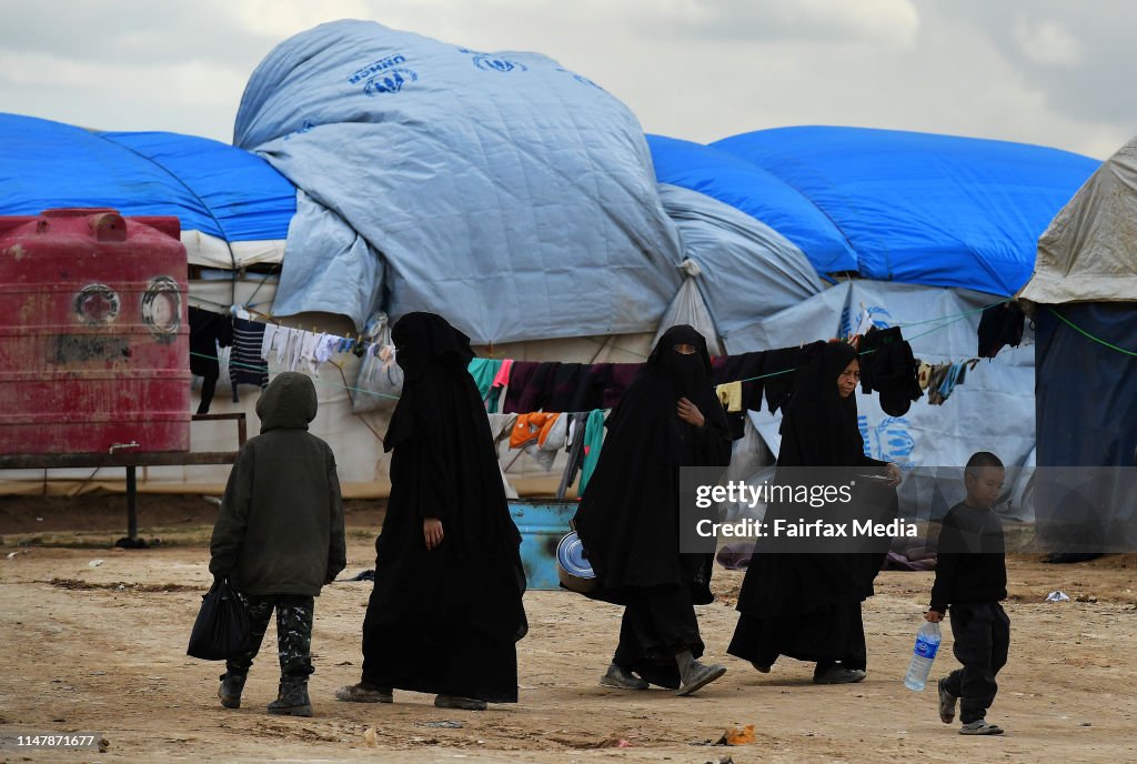 Daily life In the al-Hawl Refugee Camp
