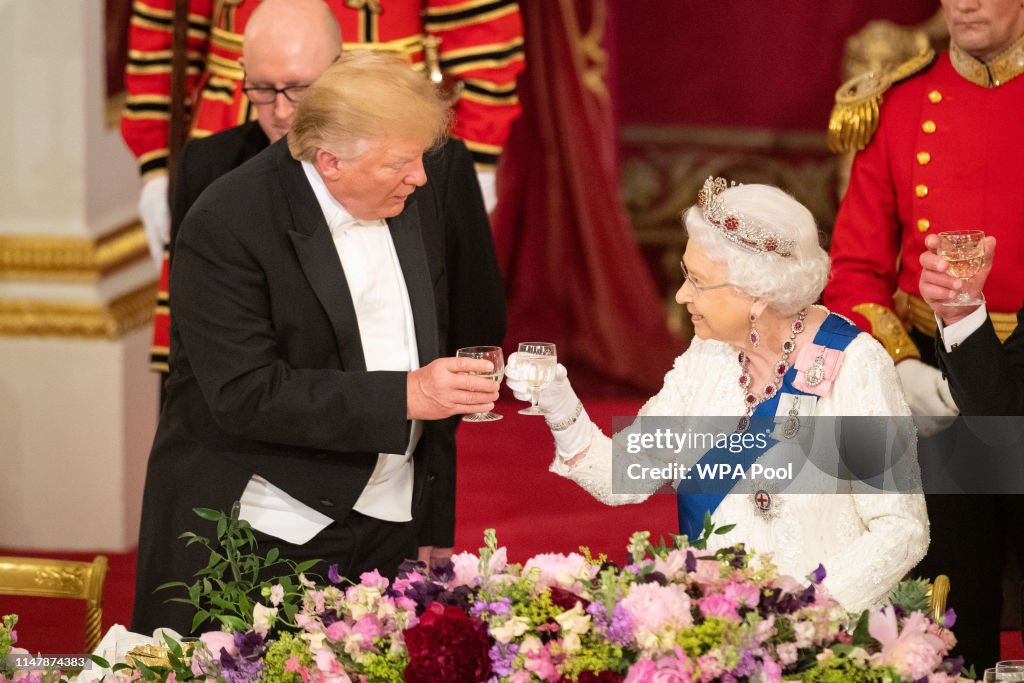 U.S. President Trump's State Visit To UK - Day One
