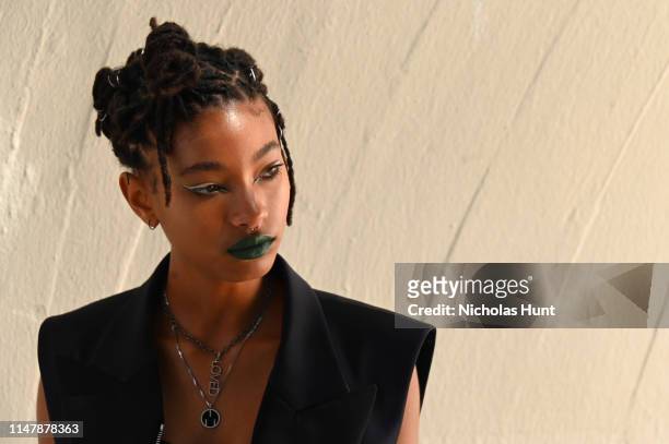 Willow Smith attends the Louis Vuitton Cruise 2020 Fashion Show at JFK Airport on May 08, 2019 in New York City.