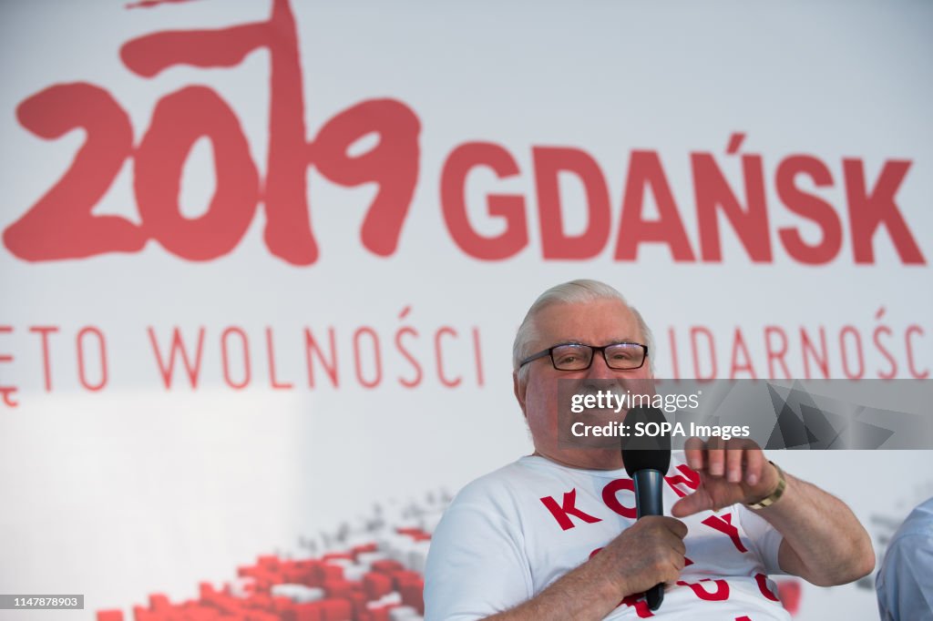 Former President of Poland, Nobel Peace Prize winner and one...