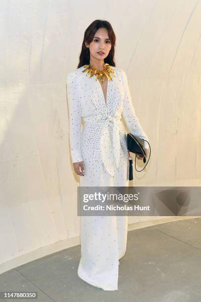 Rainie Yang attends the Louis Vuitton Cruise 2020 Fashion Show at JFK Airport on May 08, 2019 in New York City.