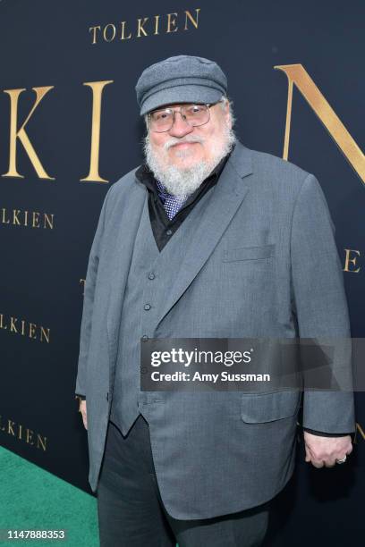 George R. R. Martin attends the LA Special Screening of Fox Searchlight Pictures' "Tolkien" at Regency Village Theatre on May 08, 2019 in Westwood,...