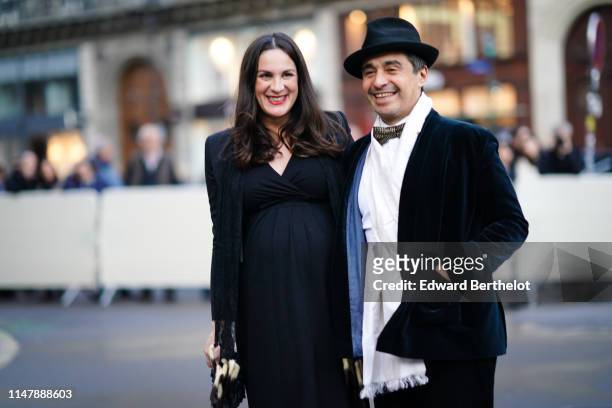 Ariel Wizman and his wife Osnath Assayag attend the 350th Anniversary Gala : Outside Arrivals At Opera Garnier on May 08, 2019 in Paris, France.