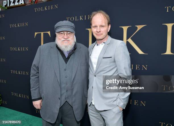 George R. R. Martin and Dome Karukoski attend the LA Special Screening of Fox Searchlight Pictures' "Tolkien" at Regency Village Theatre on May 08,...