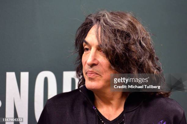 Paul Stanley of KISS attends a signing event for his new book "Backstage Pass" at Barnes & Noble at The Grove on May 08, 2019 in Los Angeles,...